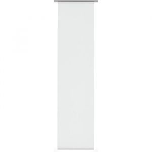 GARDINIA Panneau Japonais (1 Piece), Coulissant, Opaque, Blanc, Tissu Entry, 60 x 245 cm (WxH)