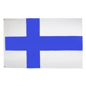 Drapeau Finlande 250x150cm - GRAND Drapeau finlandais 150 x 250 cm - AZ FLAG