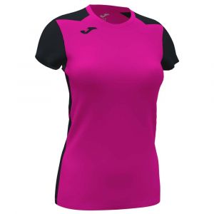 Joma T-shirt à Manches Courtes Record Ii XL Pink Fluor / Black