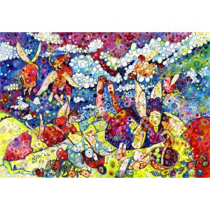 Grafika Puzzle Sally Rich - Gardening Angels Kids