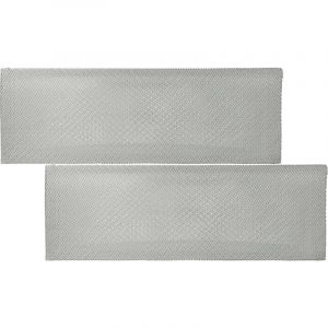 Vhbw 2x Filtre anti-graisse compatible avec Electrolux EFP C 640 S hotte de cuisine - 43,5 x 14,8 x 0,5 cm, métal