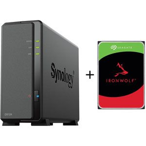 Synology Bundle DS124 / 1x Seagate IronWolf 10To - BUNDS124+ST10000VN