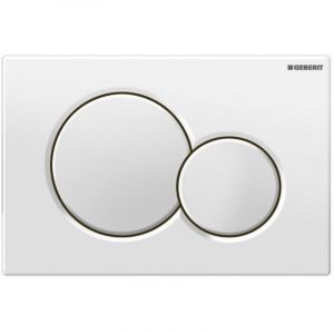Geberit Plaque de d&eacute;clenchement sigma 01 - Pour r&eacute;servoir UP320 / UP720 - 115.770.11.5 - Blanc