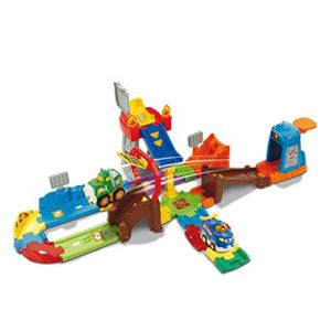 Image de Vtech Tut Tut Bolides : Circuit Super Cascades Push & Go + Peter super cascadeur