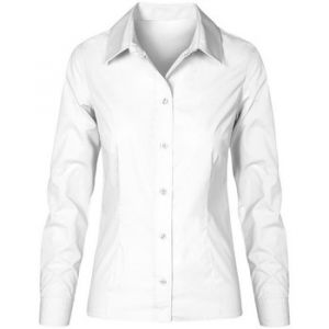 Image de Promodoro Chemise Business manches longues Femmes, XS, blanc