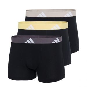 Eminence Lot de 3 boxers homme Active Flex Cotton Adidasport jaune en coton