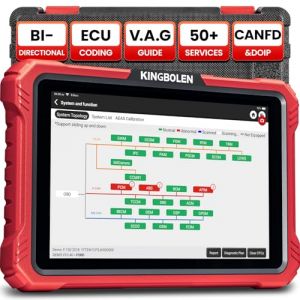 KINGBOLEN K10 Elite Valise Diagnostic Auto OBD2 - 50+ Réinitialisations et Contrôle Bidirectionnel