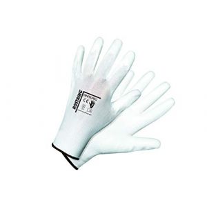 Image de Rostaing Gants Whitepro taille 09 fins pour tous les travaux de précision bricolage et peinture couleur blanc