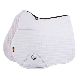 Lemieux Tapis de selle chabraque Coton GP - Blanc - Taille S/M