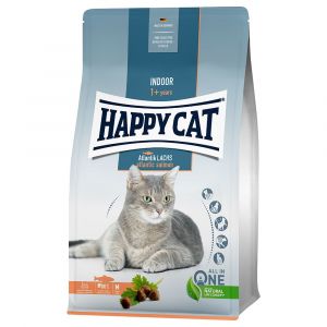 Image de Happy cat 4kg Indoor saumon de l'Atlantique - Croquettes pour chat