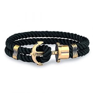 Paul Hewitt Homme Acier Bracelet en corde - PH-PH-N-B-XXL