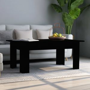 VidaXL Table Basse 100x60x42 cm Aggloméré Noir