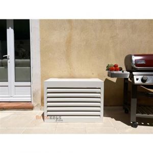 Cac climatisation Venetian Al ini blanc Medi L 110 x H 82 x P 55 cm