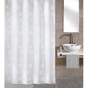 Image de Kleine Wolke Rideau de Douche Viva 180x200 cm en Blanc, PEVA, 40x30x10 cm 4997114305