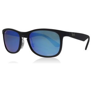 Image de Ray-Ban Ray Ban Rb4263 chromance Homme Sunglasses Verres: Bleu Polaris&eacute;s, Monture: Noir - RB4263 601SA1 55-18
