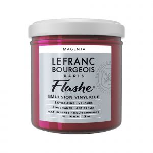 Lefranc & bourgeois Peinture Flashe vinylique - Magenta n&deg;432 - 125 ml -