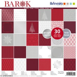 Artémio Papier scrapbooking - Barok - 30,5 x 30,5 cm - 30 feuilles