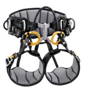 Image de Petzl C069BA01 Harnais Mixte, Noir/Jaune, 1