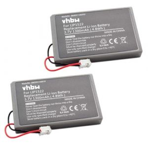 Image de Vhbw 2x Batteries Compatible Avec Sony Ps4 Dualshock Controller V1 Manette De Jeu (1300mah, 3,7v, Li-Ion)