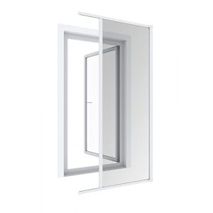Windhager Enrouleur porte alu blanc 160x225 cm