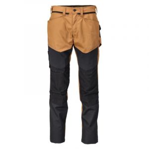 Mascot Pantalon de travail avec poches genouill&egrave;res Customized - 22479-230-41-82-Noir / Orange