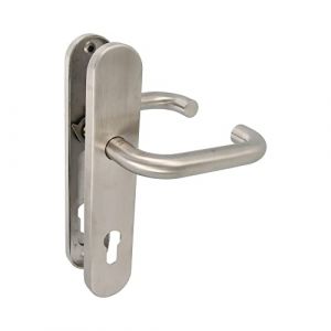 Amig - Poign&eacute;e en Inox 18/8 pour Porte et Fen&ecirc;tre Oscillo-Battante | Serrure Encastr&eacute;e pour Meuble | Boudin de Porte Automatique | Grille A&eacute;ration avec Moustiquaire, 3PXB85