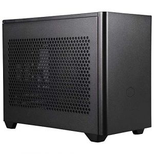 Cooler master MasterBox NR200 Boîtier d'ordinateur Mini Tour ITX, châssis en acier SGCC compact, plusieurs options de refroidissement, accessible à 360 degrés sans outil, Noir