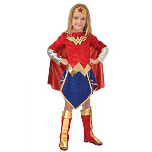 Wonder Woman Costume d&eacute;guisement Fille Original DC Comics (Taille 3-4 Ans)