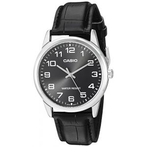 Image de Casio MTP-V001L-1 - Montre pour homme avec bracelet en cuir