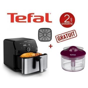 Tefal EY855D10 Friteuse &agrave; air 7,5 L Noir Acier inoxydable