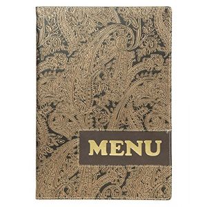 Image de Securit Protège-menus A4 Design Paisley