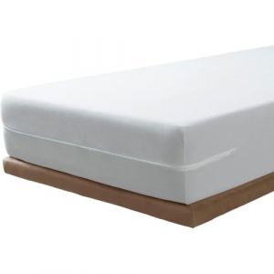 savel Rénove Matelas Élastique, Éponge Bouclette 100% Coton - Blanc, 135x190/200cm | Protège-Matelas | Alèse | Housse integrale de Matelas – Disponible en Plusieurs Dimensions