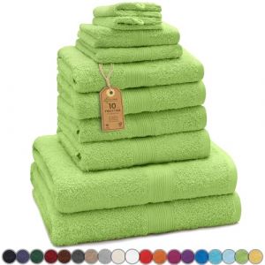 NatureMark Set de serviettes 10pcs. 500gsm Vert SET 5 (10pcs mix)