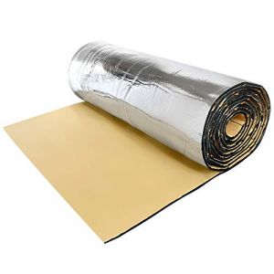 Sourcing map Isolant thermique de voiture Tapis isolant Thermique Auto Voiture Capot Porte Isolation Acoustique 40x40 100x100cm