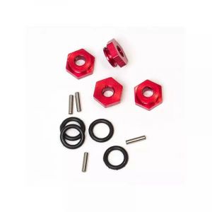 Hobby Tech Hexagone de roue av/ar Alu + joint - HobbyTek