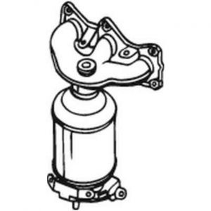 Bosal JMJ Catalyseur 1091212 Pot Catalytique,Convertisseur Catalytique VW,SKODA,SEAT,POLO 9N_,FOX 5Z1, 5Z3,FABIA 6Y2,FABIA,FABIA Combi 6Y5,FABIA Combi