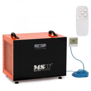 MSW Déshumidificateur 72 l/24 h 90 m² 400 m³/h adapté aux vides ventilés