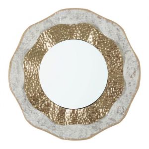 Miroir en métal Da Muro Shai 54.5 x 4.5 cm