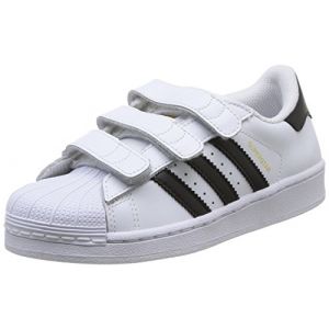 Adidas B26070, Chaussures de Basketball Gar&ccedil;on, Blanc (Footwear White/Core Black/Footwear White), 28 EU