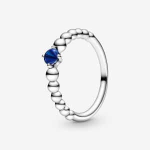 Image de Pandora Bague Perlée Bleu Océan - Taille Taille 54