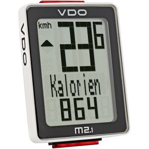 Image de VDO M2.1 WR - Compteur avec câble - blanc/noir Compteurs avec fil 2016