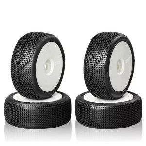 Pneus 402 - coll&eacute; sur jante Blanche - MEDIUM - sachet de 4