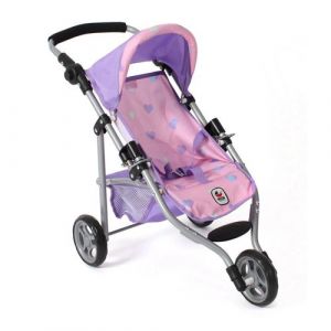 Bayer Chic Poup&eacute;es Jogging-Buggy LOLA C&oelig;ur violet-rose