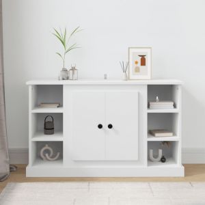 VidaXL Buffet Blanc 100x35,5x60 cm Bois d'ingénierie