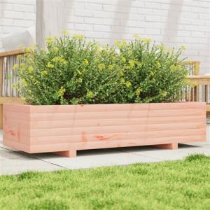 VidaXL Jardinière 110x40x26,5 cm bois massif douglas, jardinière d'extérieur, bac à fleurs, boîte à plantes, jardinière de terrasse