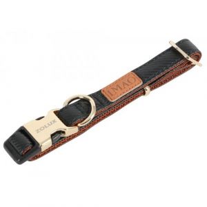 Collier IMAO MAYFAIR 20 mm réglable couleur noir pour chien zolux ZO 466769NOI