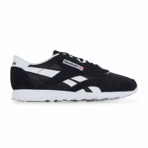 Reebok Homme Nylon Classique Basket, Core Black FTWR White FTWR White, 42 EU