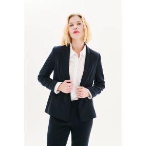 Caroll Femme 232v-vantea Veste, Bleu, 40 EU