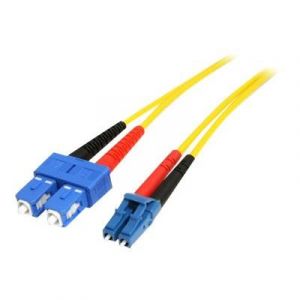 Image de StarTech.com 7m Fiber Optic Cable - Single-Mode Duplex 9/125 LSZH - LC/SC - cordon de raccordement - 7 m - jaune