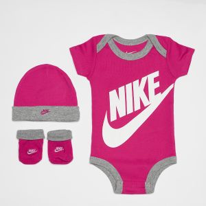 Nike Ensemble Futura Logo box Rose - Couleur Rose - Taille 3-6 mois